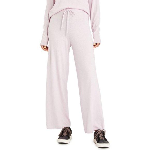 Sanctuary Pants - SANCTUARY Essential Knitwear Wide Leg Cotton Blend Pants - Size XL